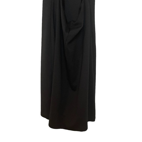 Nordstroms Black Swan Black Halter Dress w/Jeweled Neckline & TwistTie Open Back - Picture 2 of 14